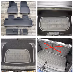 Paket: 7 st XPE-mattor - Tesla Model Y 7 säten