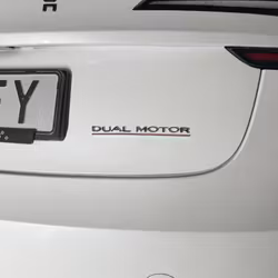 Dekal Dual Motor, chrome - Tesla Model 3/S/X/Y