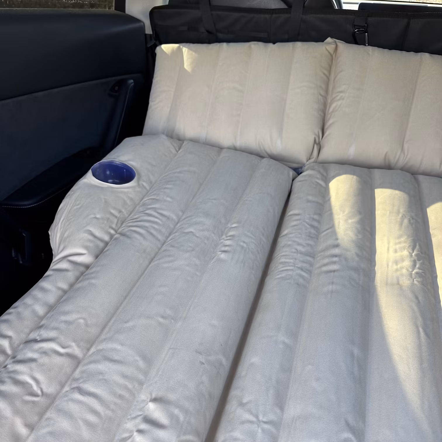 Luftmadrass, beige - Tesla Model 3/Y