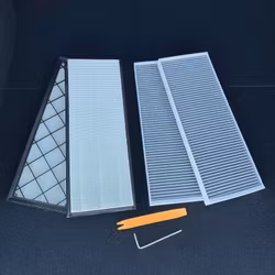 Luftfilter till ventilationen i frunken, set om 4 - Tesla Model Y