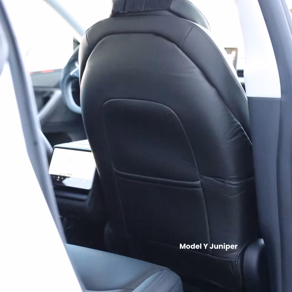 Antikick t framsätena, svart heltäckande modell, set om 2 - Tesla Model 3/Y