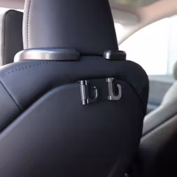 Krokar t baksidan framsätet, vikbara - set om 2 - Tesla Model 3/Y + S/X 2021+