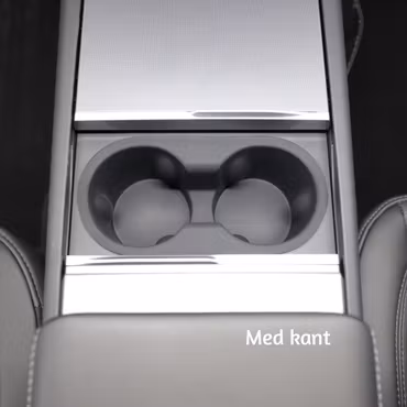 Mugghållare i silikon, svart, 2 varianter - Tesla Model 3 Highland/ Y Juniper