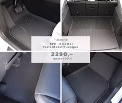 Package: 4 pcs XPE mats - Tesla Model Y