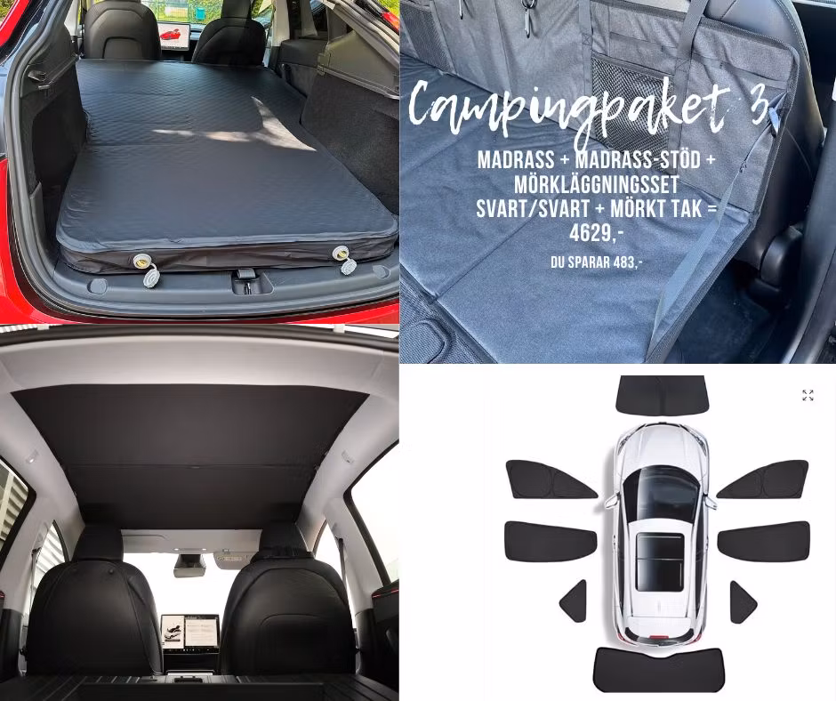 Campingpaket 3 - Tesla Model Y