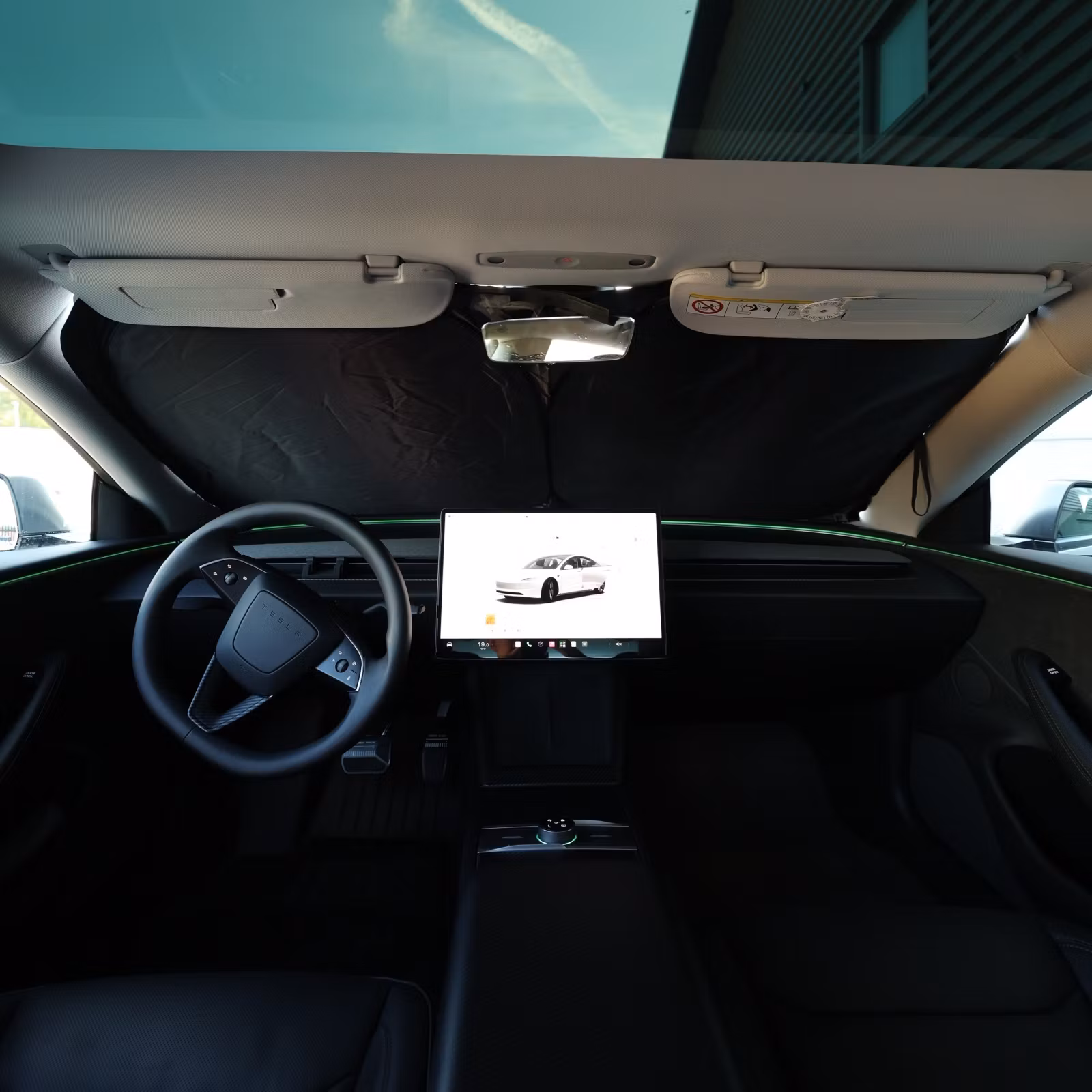 Solskydd till framrutan - Tesla Model 3
