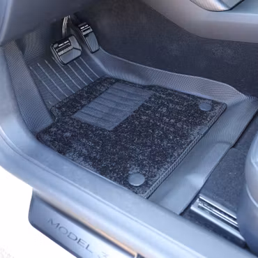 Interiörmattor TPE Nano med tygmatta - Tesla Model 3 2017-23/Highland