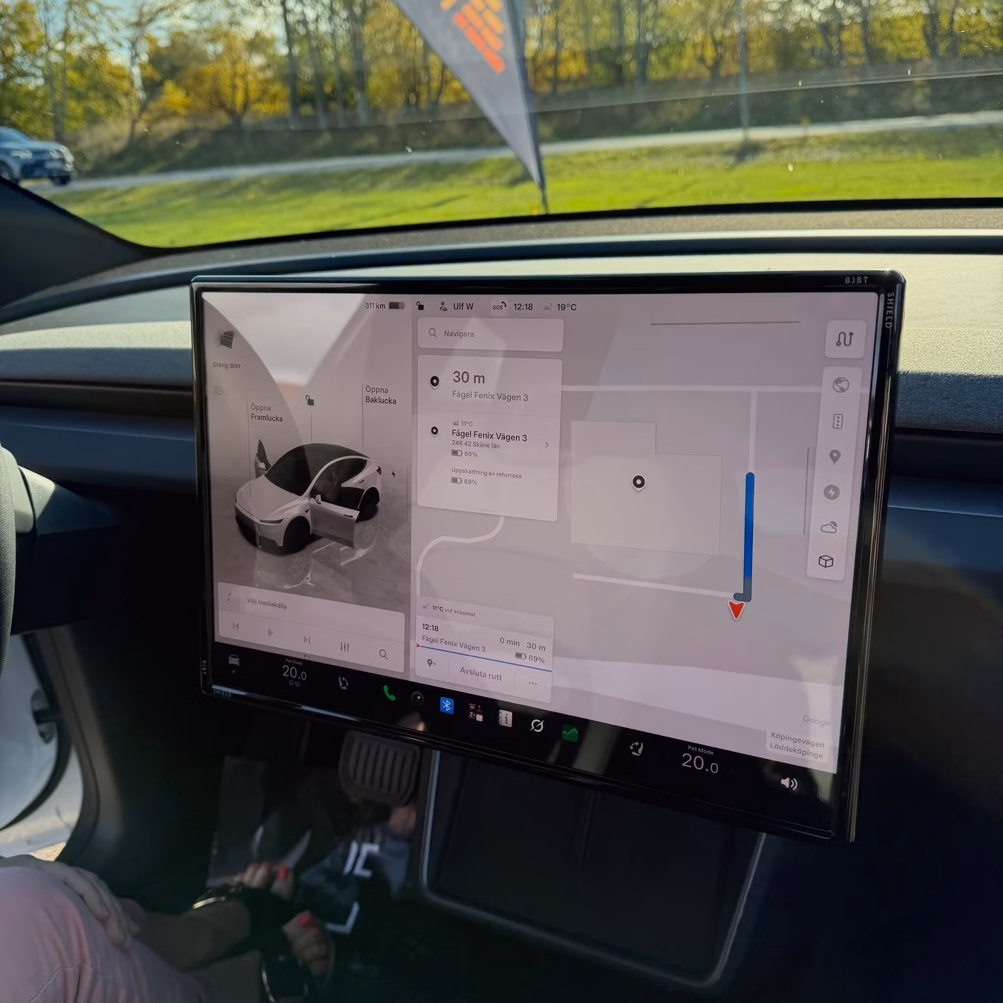 Screen protector, clear tempered glass - 2 variants - Model 3 Highland/Model Y Juniper