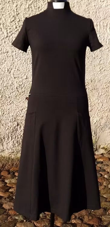 Fynd Agnes Lång Präst, L, Blå, Hellång ärm
