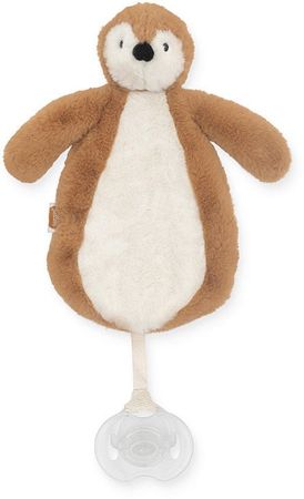 Jollein Napphållare med snutte Pinguin caramel