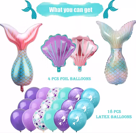 Ballonger - Sjöjungfru Glittriga