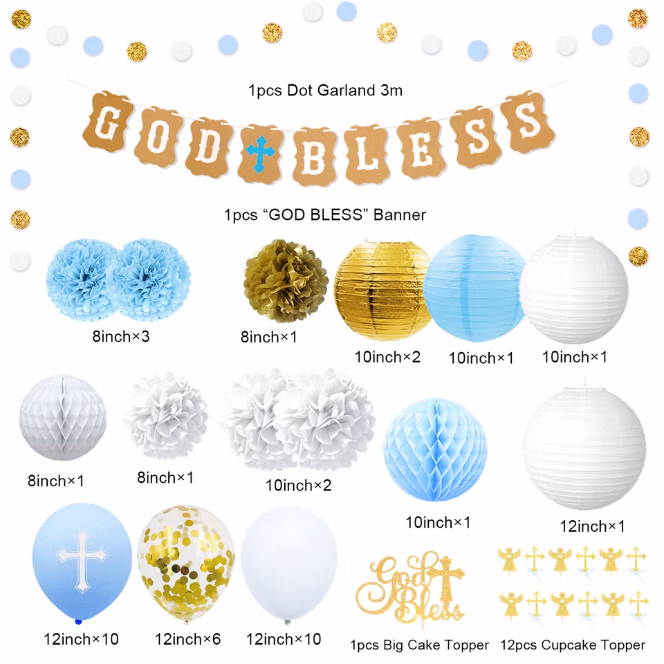 Dop - God Bless - Blått