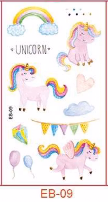 Unicorn tatueringar