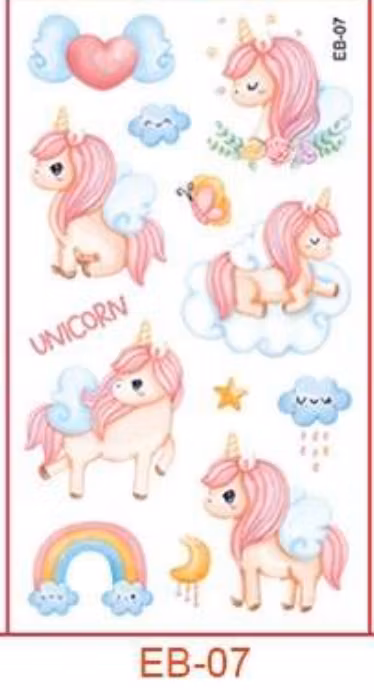 Unicorn tatueringar
