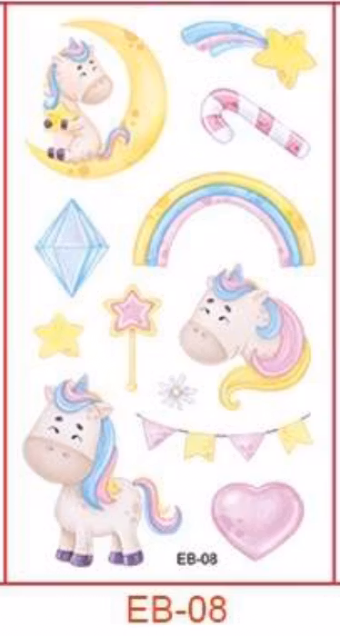 Unicorn tatueringar