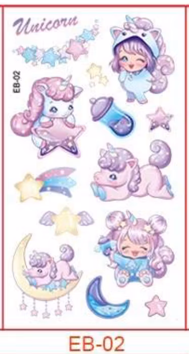 Unicorn tatueringar