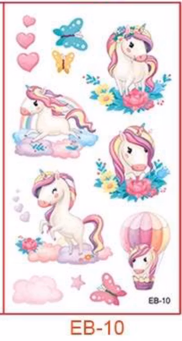 Unicorn tatueringar