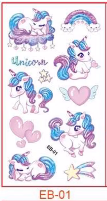 Unicorn tatueringar