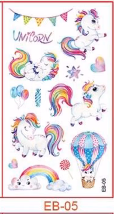 Unicorn tatueringar