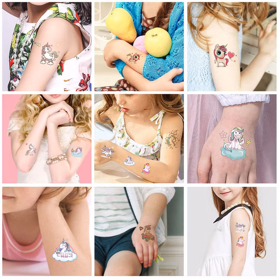 Unicorn tatueringar