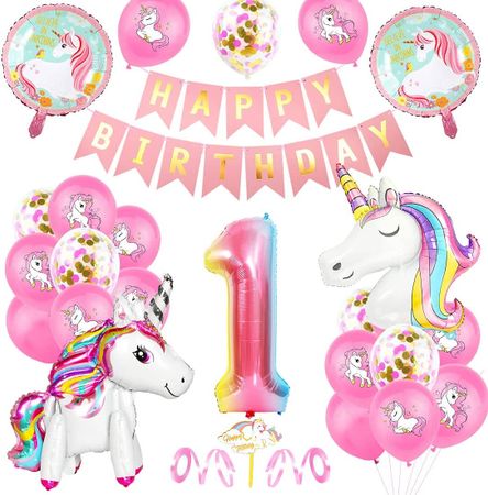 Unicorntema 1 år