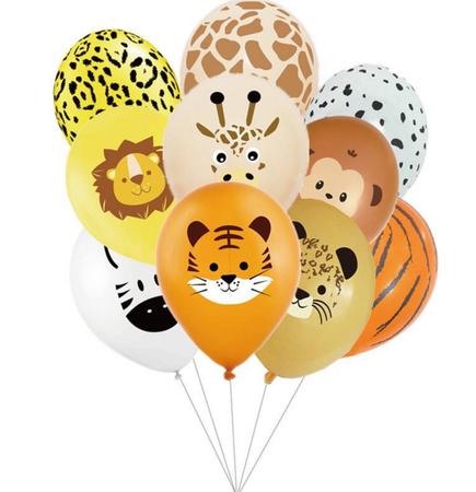 Djungel ballonger 10st