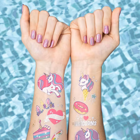 Unicorn tatueringar