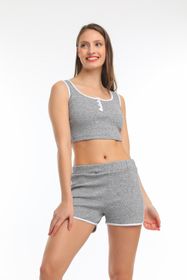 Crop top och shorts set