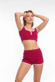 Crop top och shorts set