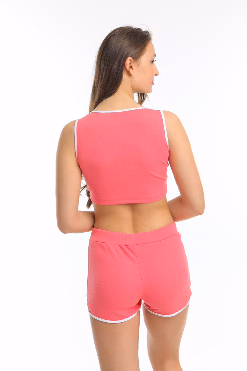 Crop top och shorts set