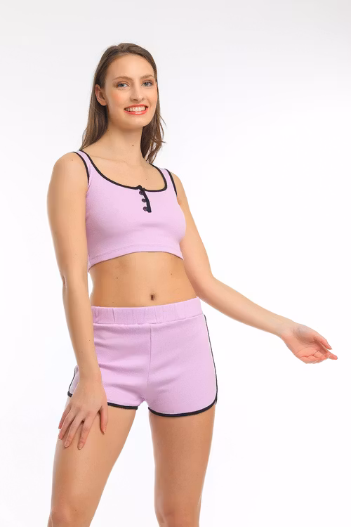 Högstaberg Crop top og shorts sæt