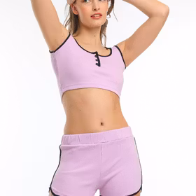 Högstaberg Crop top og shorts sæt