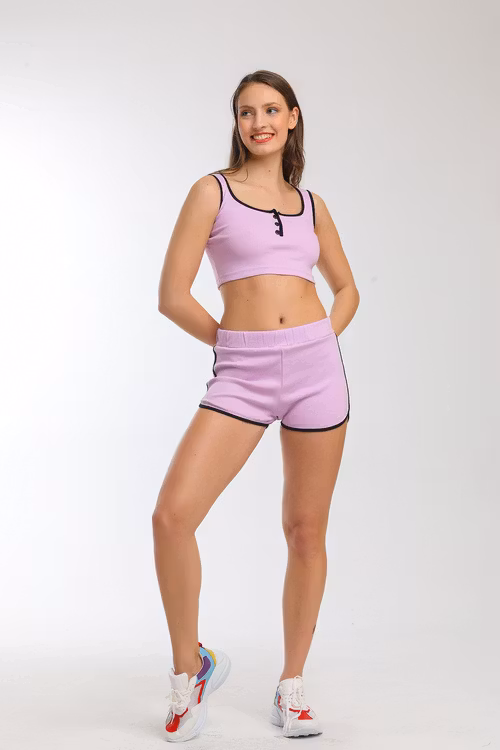 Högstaberg Crop top og shorts sæt