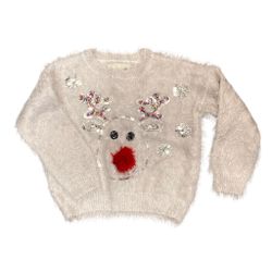 Fluffig jultröja stl 116/122