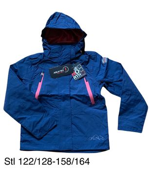 Mörkblå skaljacka 228T stl 146/152