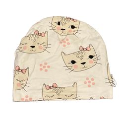 Rosa mössa katt stl 56
