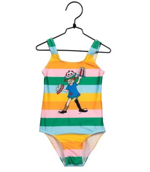 Randig baddräkt Pippi
