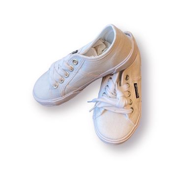 Vita tygskor stl 28-35