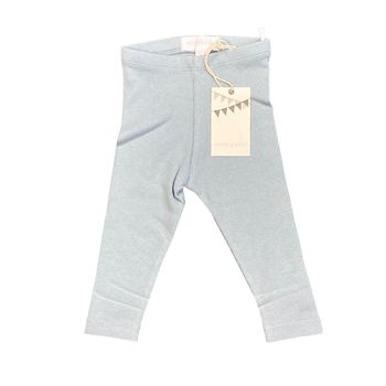 Blå leggings stl 50/56