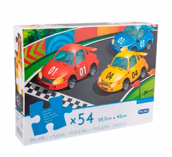 Pussel racerbilar 54 bitar