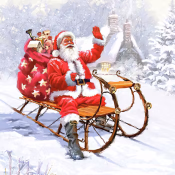 Kaffeservetter tomte