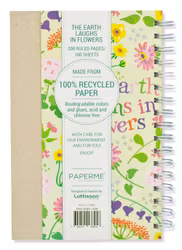 Notebook  "The earth laughs in flowers"
