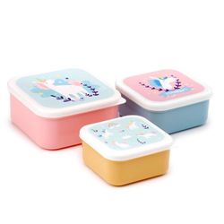 3-pack matlådor Unicorn