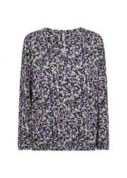 Lilablommig blus Stl S, XXL