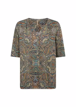 Paislymönstrad topp stl S-XL