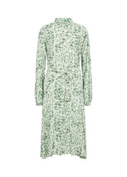 Grönblommig klänning stl XS-XL