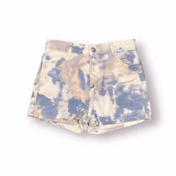 Mönstrade jeansshorts stl 134