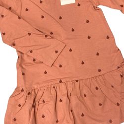 Rosa klänning stl 122/128