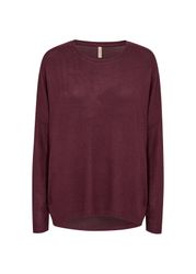 Vinröd mjuk tröja stl XS-XXL