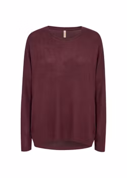Vinröd mjuk tröja stl XS-XXL